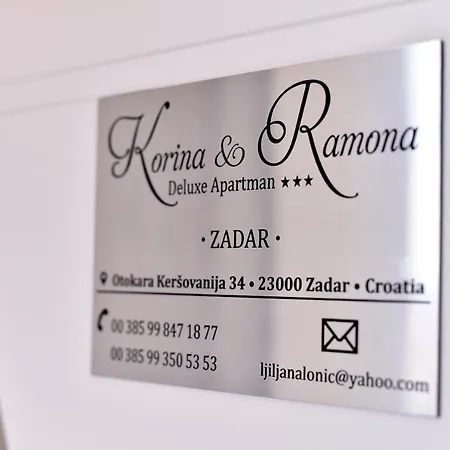 招待所 Deluxe Korina & Ramona 扎达尔